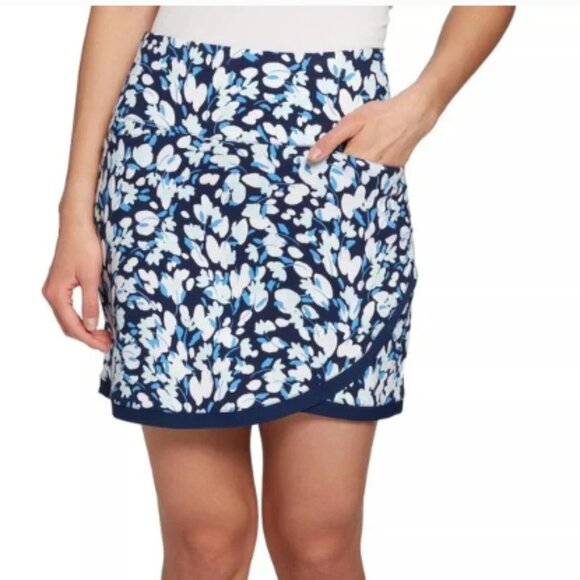 Lady Hagen Women's 17” Tummy Control Pull-On Wrap Golf Skort XXL - Picture 1 of 8